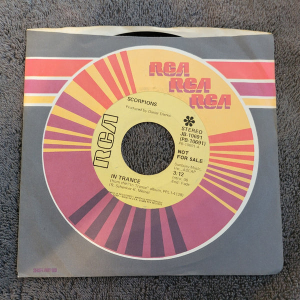 SCORPIONS IN TRANCE NIGHT LIGHTS PROMO RCA JB-10691