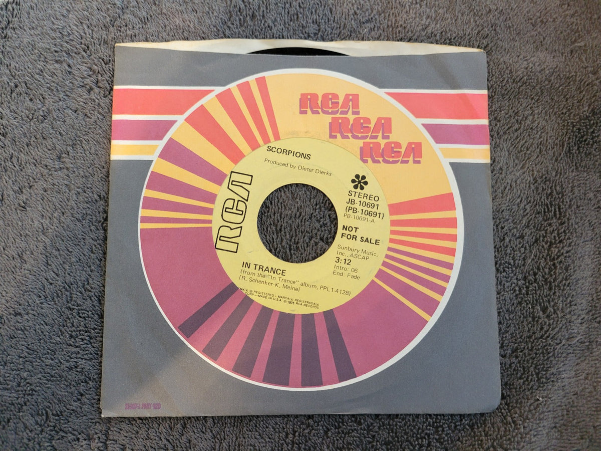 SCORPIONS IN TRANCE NIGHT LIGHTS PROMO RCA JB-10691