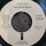 TOOTS AND THE MAYTALS COUNTRY ROAD WHITE LABEL PROMO MONO ISLAND IS-040-AM