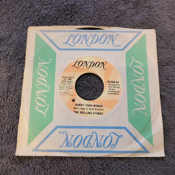 ROLLING STONES HONKY TONK WOMEN YOU CAN'T ALWAYS GET WHAT YOU WANT 45-910-DJ