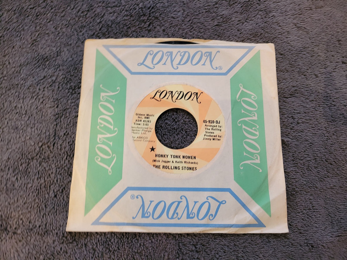 ROLLING STONES HONKY TONK WOMEN YOU CAN'T ALWAYS GET WHAT YOU WANT 45-910-DJ
