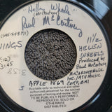 PAUL MCCARTNEY WINGS HELEN WHEELS TEST PRESSING WHITE LABEL PROMO