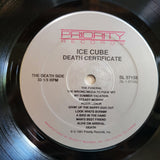 ICE CUBE DEATH CERTIFICATE