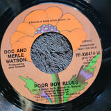 DOC WATSON POOR BOY BLUES PROMO POPPY PP-XW414-W MONO MERLE