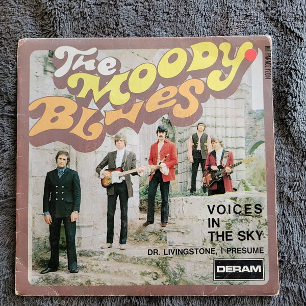 MOODY BLUES VOICES IN THE SKY DERAM IMPORT FRANCE DR LIVINGSTONE I PRESUME
