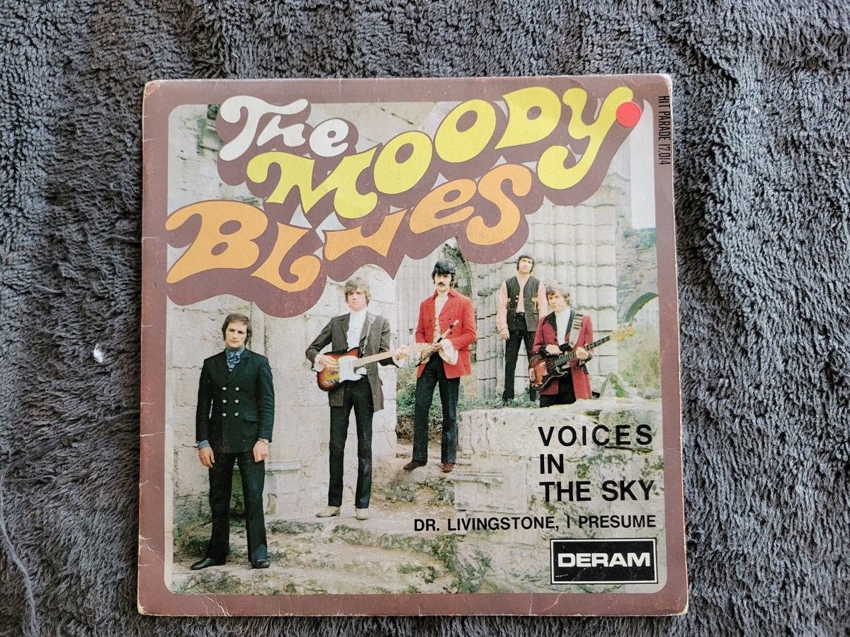 MOODY BLUES VOICES IN THE SKY DERAM IMPORT FRANCE DR LIVINGSTONE I PRESUME