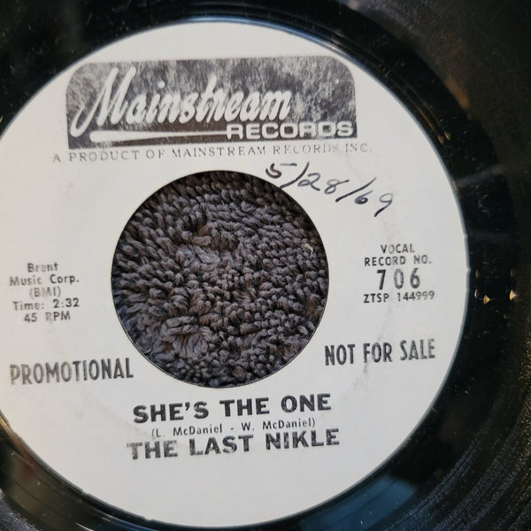 LAST NIKLE SHE'S THE ONE WHITE LABEL PROMO MAINSTREAM 706 WLP