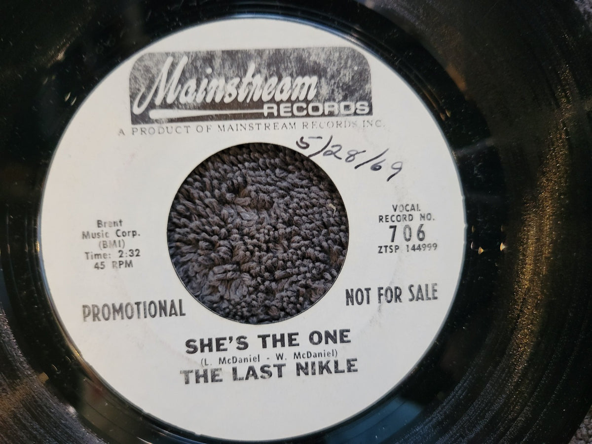 LAST NIKLE SHE'S THE ONE WHITE LABEL PROMO MAINSTREAM 706 WLP