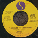 RAMONES I WANNA BE YOUR BOYFRIEND PROMO MONO PICTURE SLEEVE SIRE SAA-734