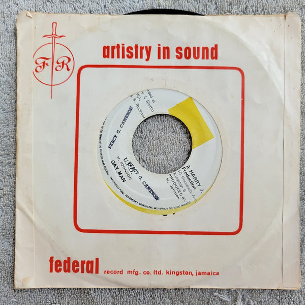 GAY MAN UFO WHITE LABEL PROMO JAMAICA REGGAE IMPORT