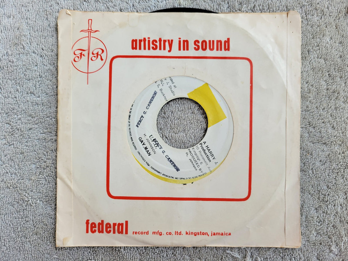 GAY MAN UFO WHITE LABEL PROMO JAMAICA REGGAE IMPORT