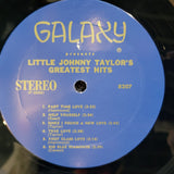LITTLE JOHNNY TAYLOR SOUL FULL OF BLUES  TAYLOR'S GREATEST HITS GALAXY 8207