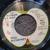 PAUL MCCARTNEY ANOTHER DAY OH WOMAN OH WHY PROMO APPLE PRO 6193 6194