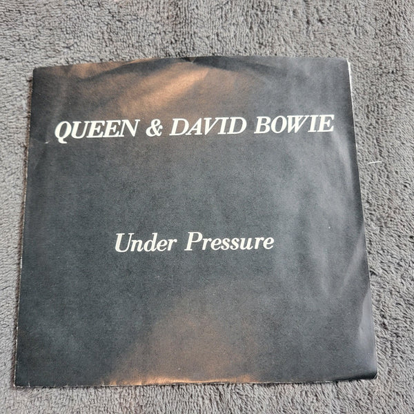 QUEEN & DAVID BOWIE UNDER PRESSURE PICTURE SLEEVE SOUL BROTHER E-47235