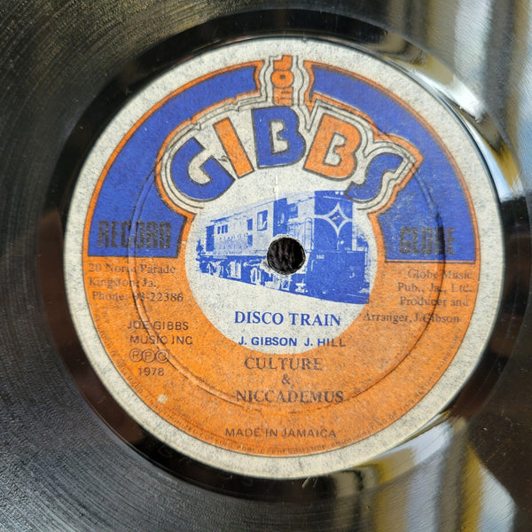 CULTURE NICODEMUS DISCO TRAIN RIGHTEOUS JAMAICA IMPORT JOE GIBBS PROFESSIONALS