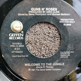 GUNS N ROSES WELCOME TO THE JUNGLE APPETITE FOR DESTRUCTION PROMO PICTURE SLEEVE