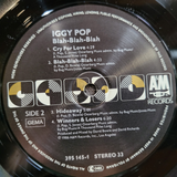 IGGY POP BLAH BLAH BLAH GERMAN IMPORT GERMANY W/ INNER SLEEVE