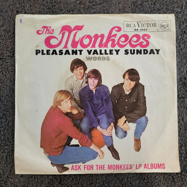 MONKEES PLEASANT VALLEY SUNDAY WORDS GERMAN IMPORT