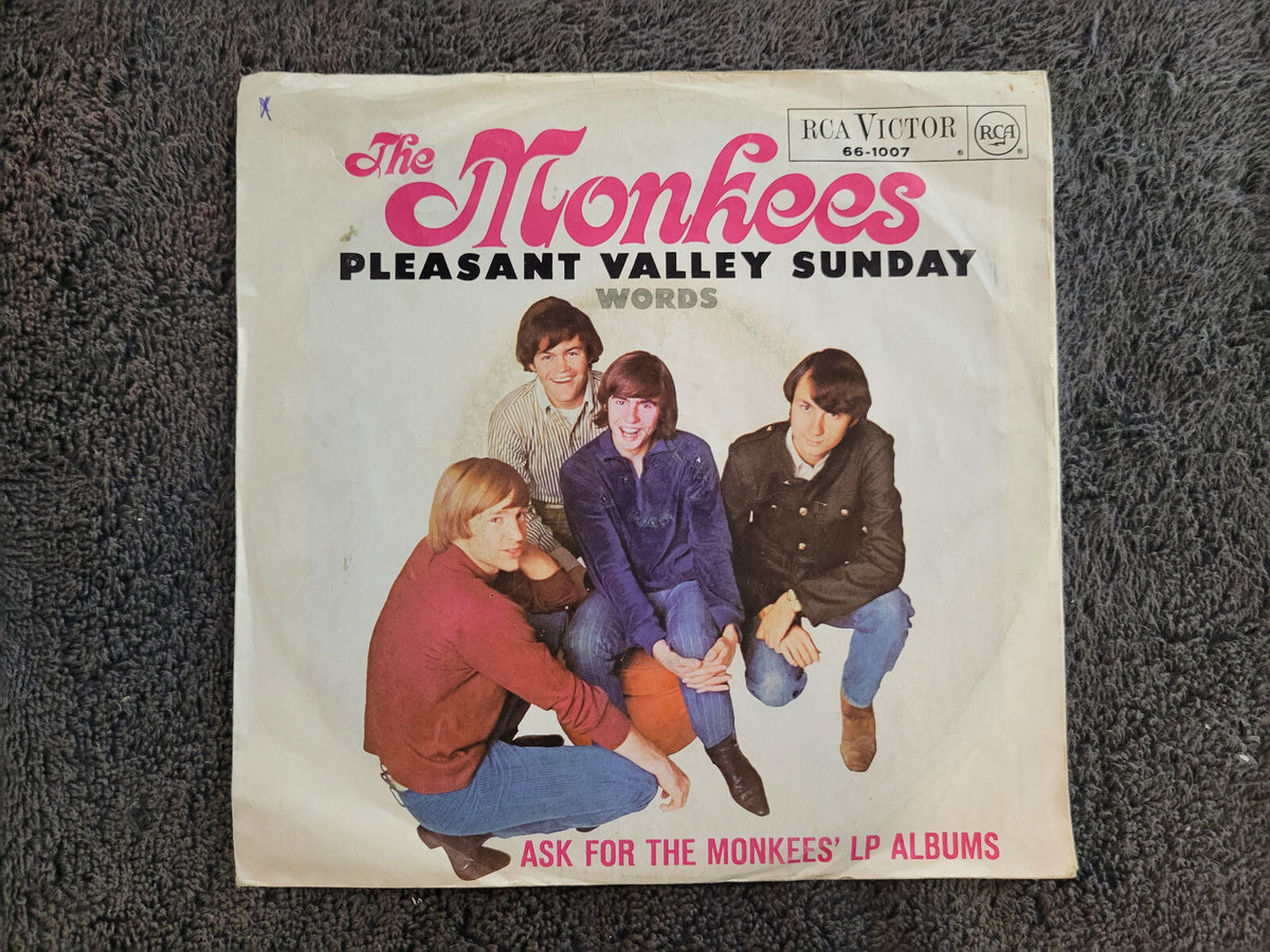 MONKEES PLEASANT VALLEY SUNDAY WORDS GERMAN IMPORT