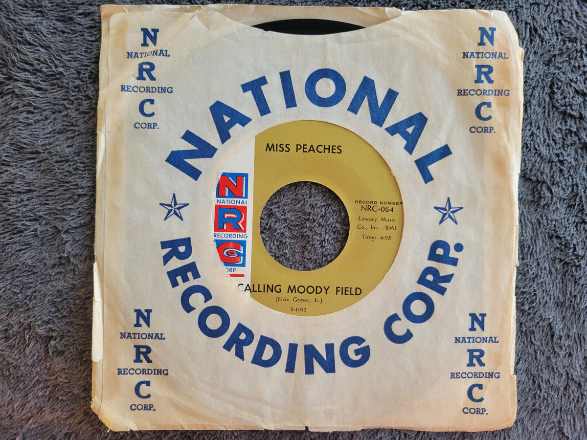 MISS PEACHES CALLING MOODY FIELD NRC NATIONAL RECORDING CORP.