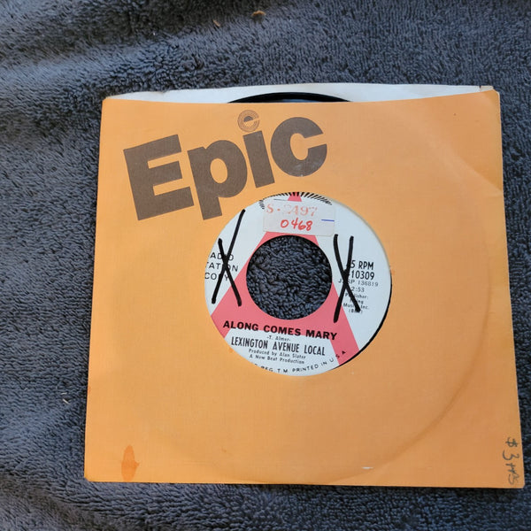 LEXINGTON AVENUE LOCAL ALONG COMES MARY LISTEN EVERYBODY EPIC 5-10309 PROMO