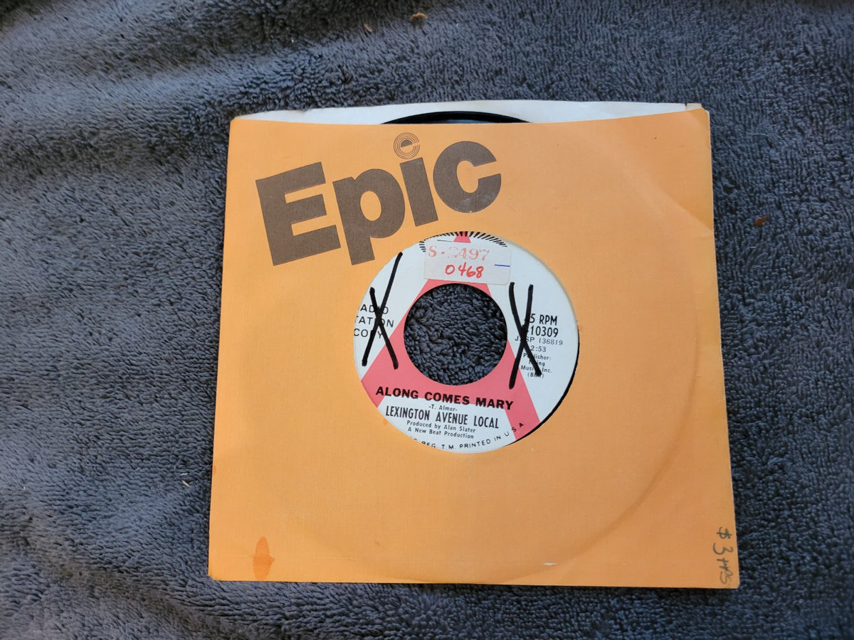 LEXINGTON AVENUE LOCAL ALONG COMES MARY LISTEN EVERYBODY EPIC 5-10309 PROMO