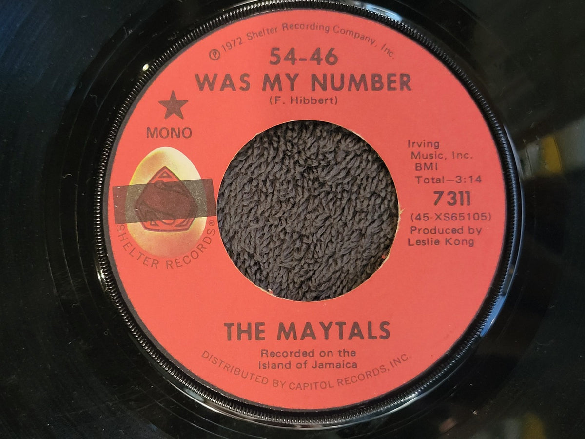 TOOTS AND THE MAYTALS 54-46 WAS MY NUMBER MONO SHELTER 7311