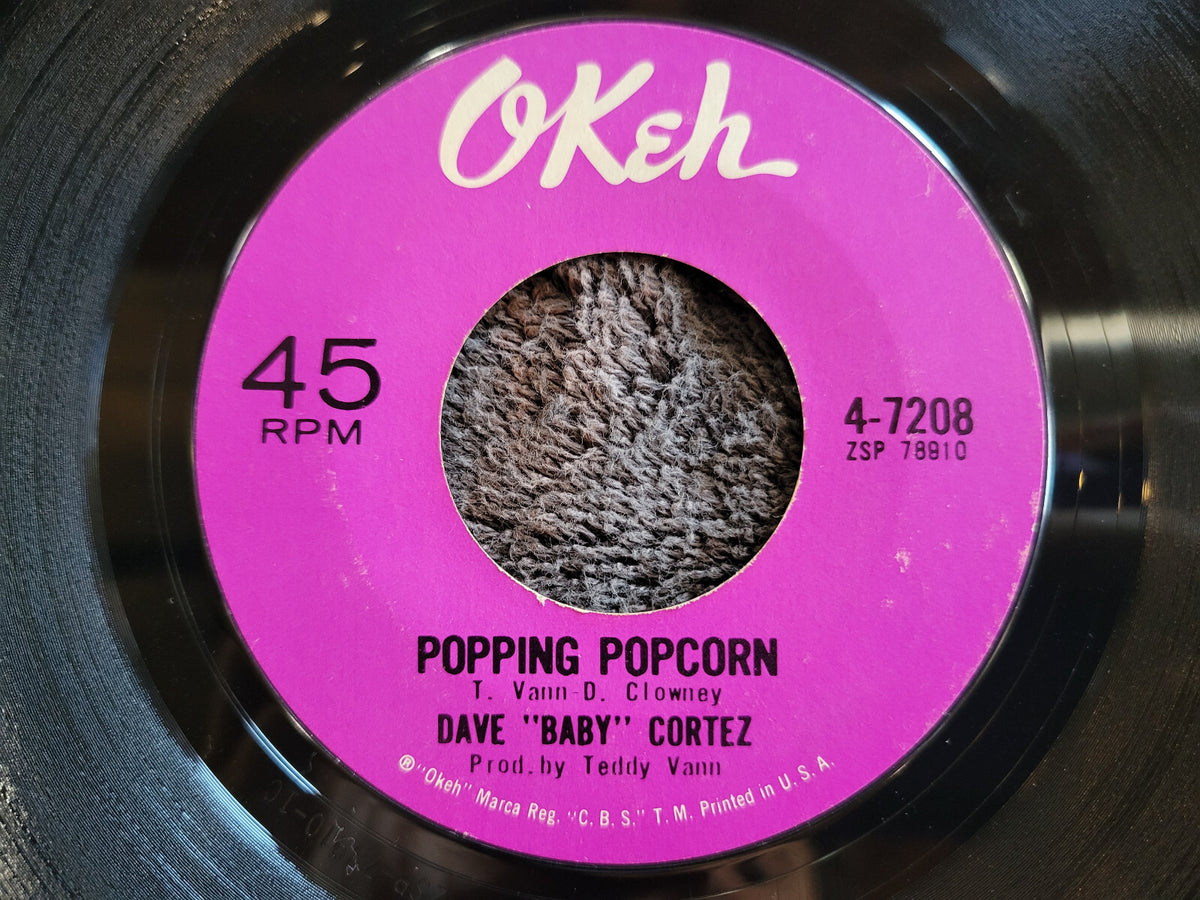 DAVE BABY CORTEZ POPPING POPCORN OKEH 4-7208