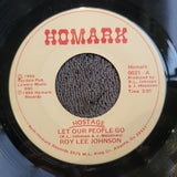 ROY LEE JOHNSON HOSTAGE LET OUR PEOPLE HAPPY LET THE CANDLE LIGHT THE WAY HOMARK