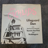 CICHLIDS LIFEGUARD DAN 7" PICTURE SLEEVE BOLD 203 TOURISTS ARE PINK BUBBLEGUM