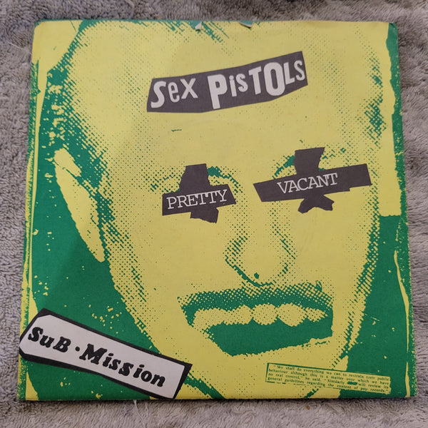 SEX PISTOLS PRETTY VACANT SUB-MISSION PICTURE SLEEVE