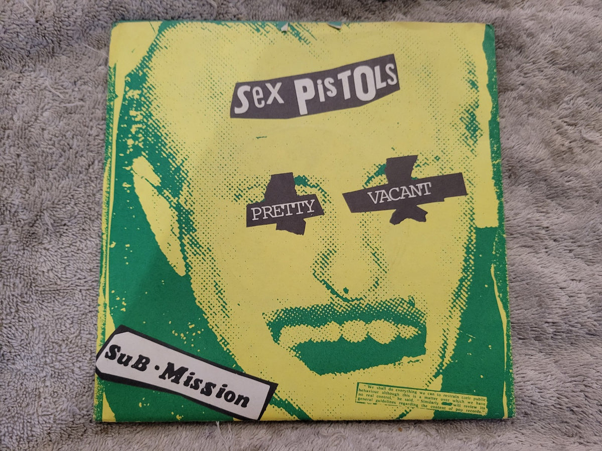 SEX PISTOLS PRETTY VACANT SUB-MISSION PICTURE SLEEVE