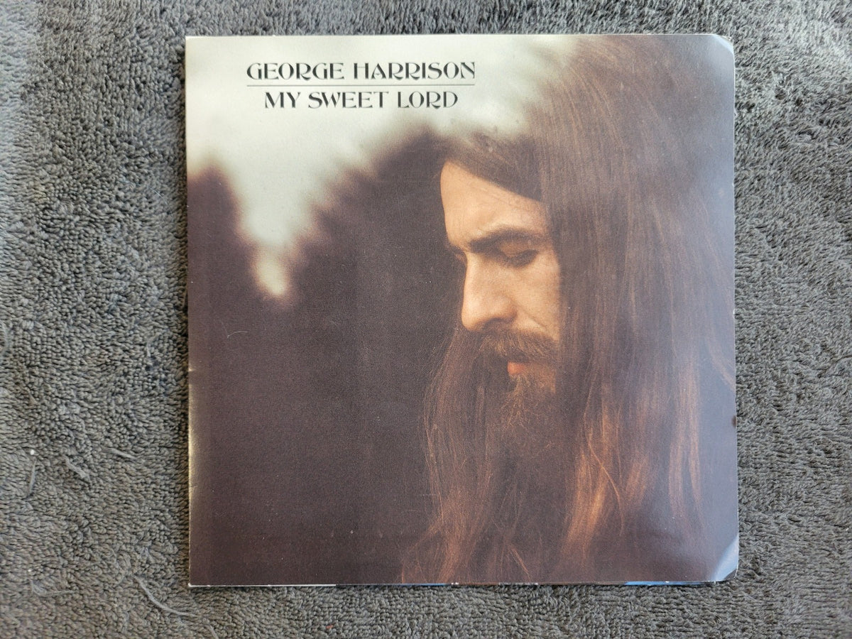 GEORGE HARRISON MY SWEET LORD WHITE LABEL PROMO ADVANCE PICTURE SLEEVE WLP