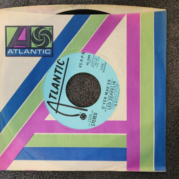 LED ZEPPELIN DYER MAKER LONG VERSION BOTH SIDES PROMO