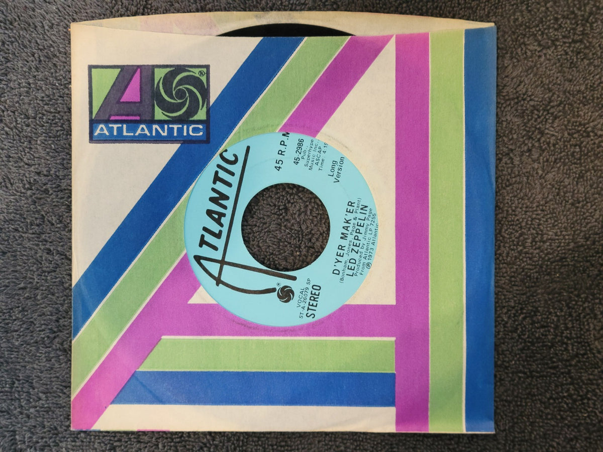LED ZEPPELIN DYER MAKER LONG VERSION BOTH SIDES PROMO