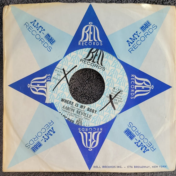 AARON NEVILLE WHERE IS MY BABY YOU CAN GIVE BUT YOU CAN'T TAKE PROMO BELL 746