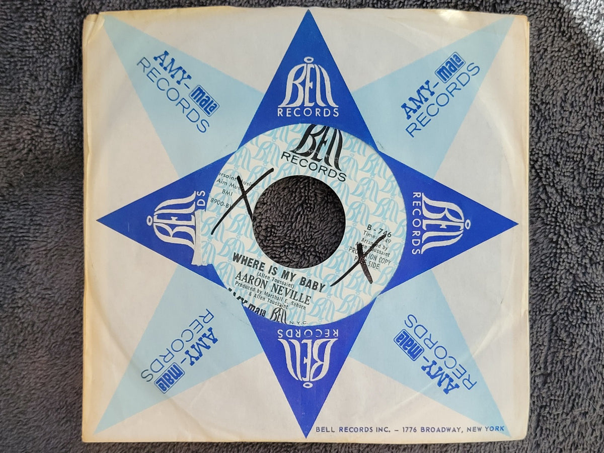 AARON NEVILLE WHERE IS MY BABY YOU CAN GIVE BUT YOU CAN'T TAKE PROMO BELL 746