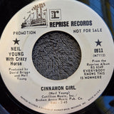 NEIL YOUNG CINNAMON GIRL WHITE LABEL PROMO MONO SUGAR MOUNTAIN REPRISE 0911