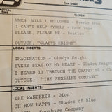 GARY OWENS SUPERTRACKS PROGRAM 160 BEATLES SUPREMES FOUR TOPS