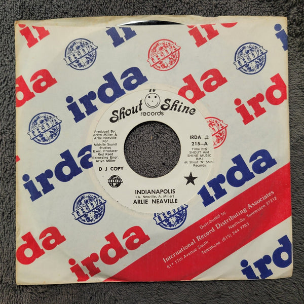 ARLIE NEAVILLE INDIANAPOLIS WHITE LABEL PROMO IRDA 215 GOOD SAMARITAN DJ COPY