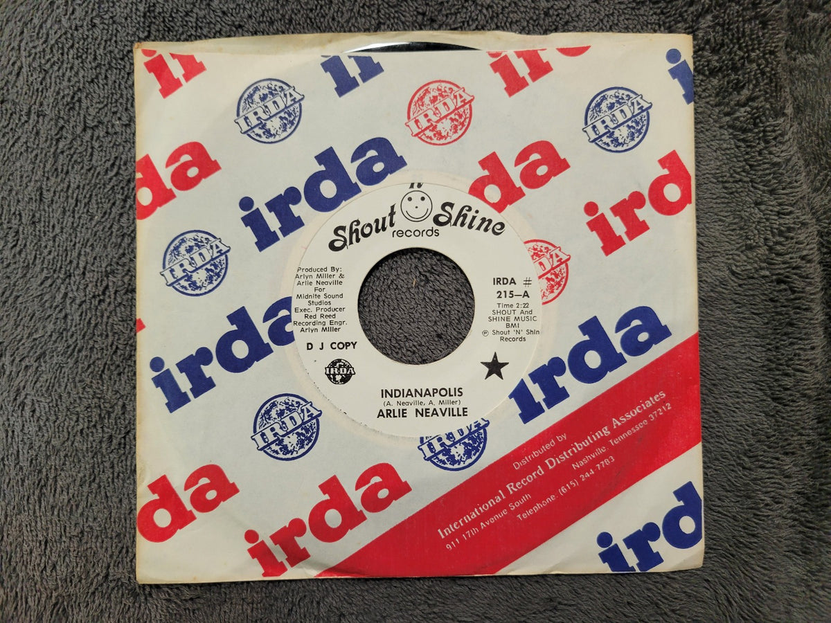 ARLIE NEAVILLE INDIANAPOLIS WHITE LABEL PROMO IRDA 215 GOOD SAMARITAN DJ COPY
