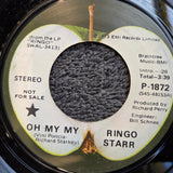 RINGO STARR OH MY MY MONO PROMO APPLE P-1872 BEATLES