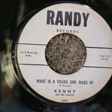KENNY & THE CADETS BARBIE RANDY 422 WHAT IS A YOUNG GIRL MADE OF