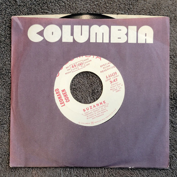 LEONARD COHEN SUZANNE HEY THAT'S NO WAY TO SAY GOODBYE WHITE LABEL PROMO WLP