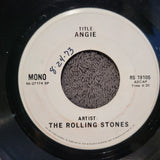 ROLLING STONES ANGIE TEST PRESSING WLP WHITE LABEL PROMO RS 19105 TP WLP