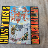 GUNS N ROSES APPETITE FOR DESTRUCTION BANNED COVER INNER SLEEVE IMPORT GERMANY