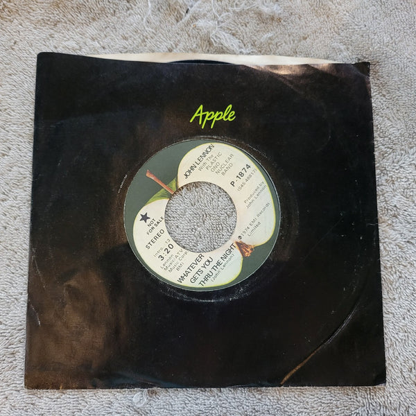 JOHN LENNON WHATEVER GETS YOU THRU THE NIGHT PROMO APPLE P-1874 MONO PRO 6969