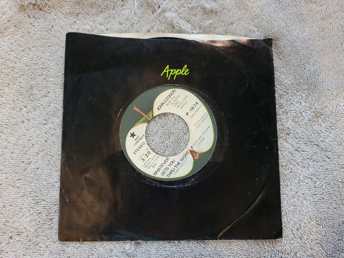 JOHN LENNON WHATEVER GETS YOU THRU THE NIGHT PROMO APPLE P-1874 MONO PRO 6969