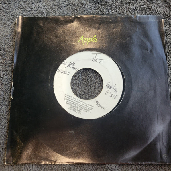 PAUL MCCARTNEY & WINGS JET MONO TEST PRESSING APPLE P-1871