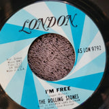 ROLLING STONES GET OFF MY CLOUD I'M FREE LONDON 45 LON 9792 PICTURE SLEEVE